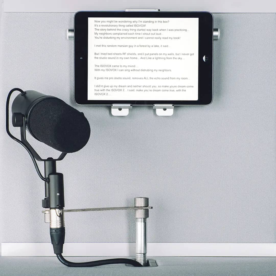Horizontal Mic Mount ISOVOX
