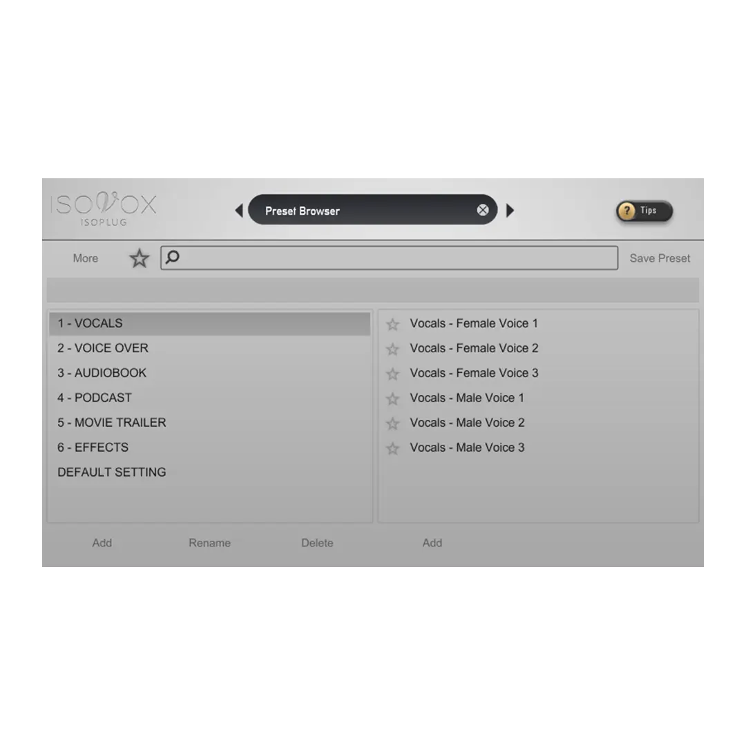 ISOPLUG ISOVOX