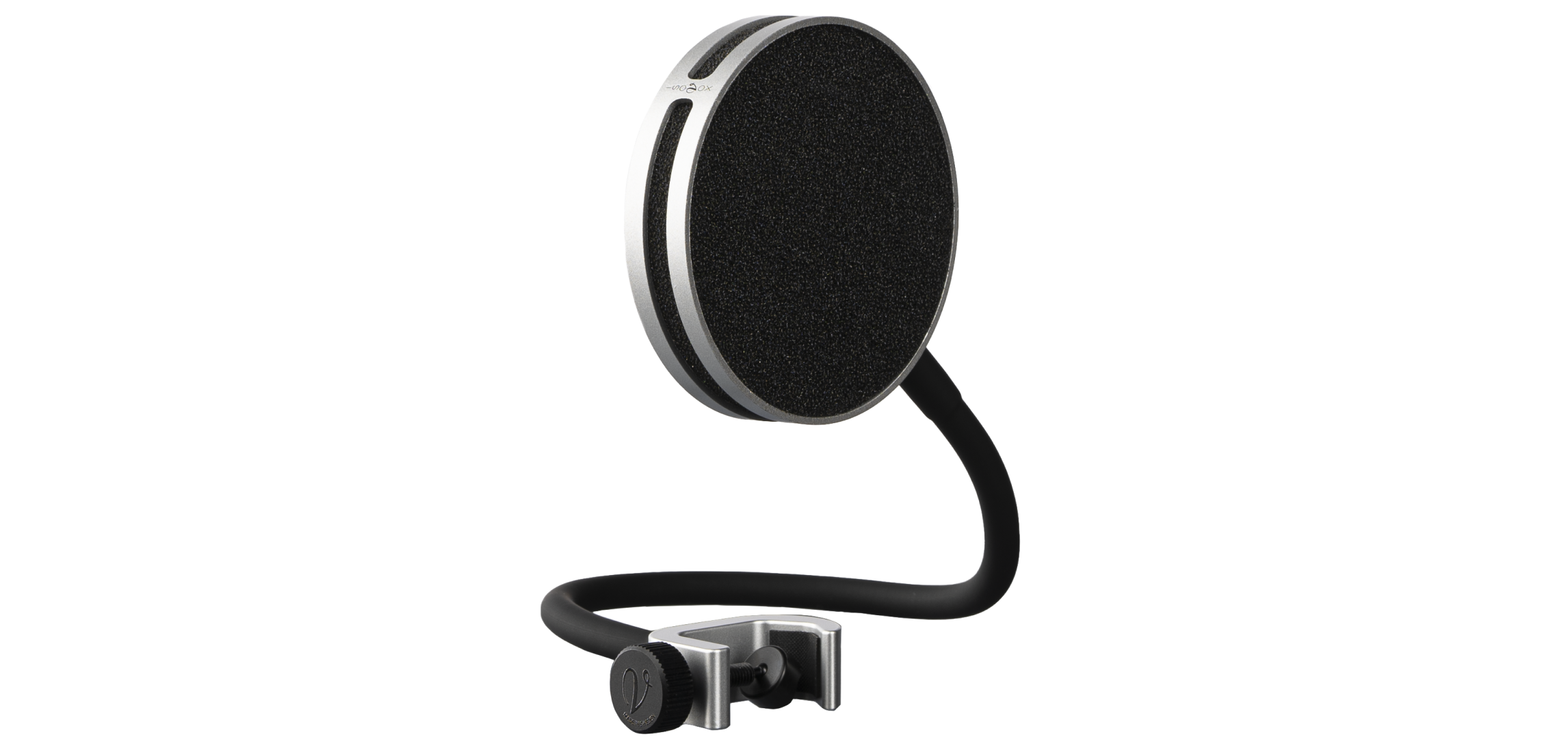 Premium Pop Filter ISOPOP silver with transparent background