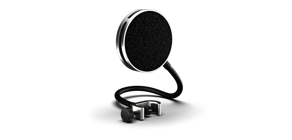 Premium Pop Filter ISOPOP - 2x Filters, Cleanable & Exchangeable