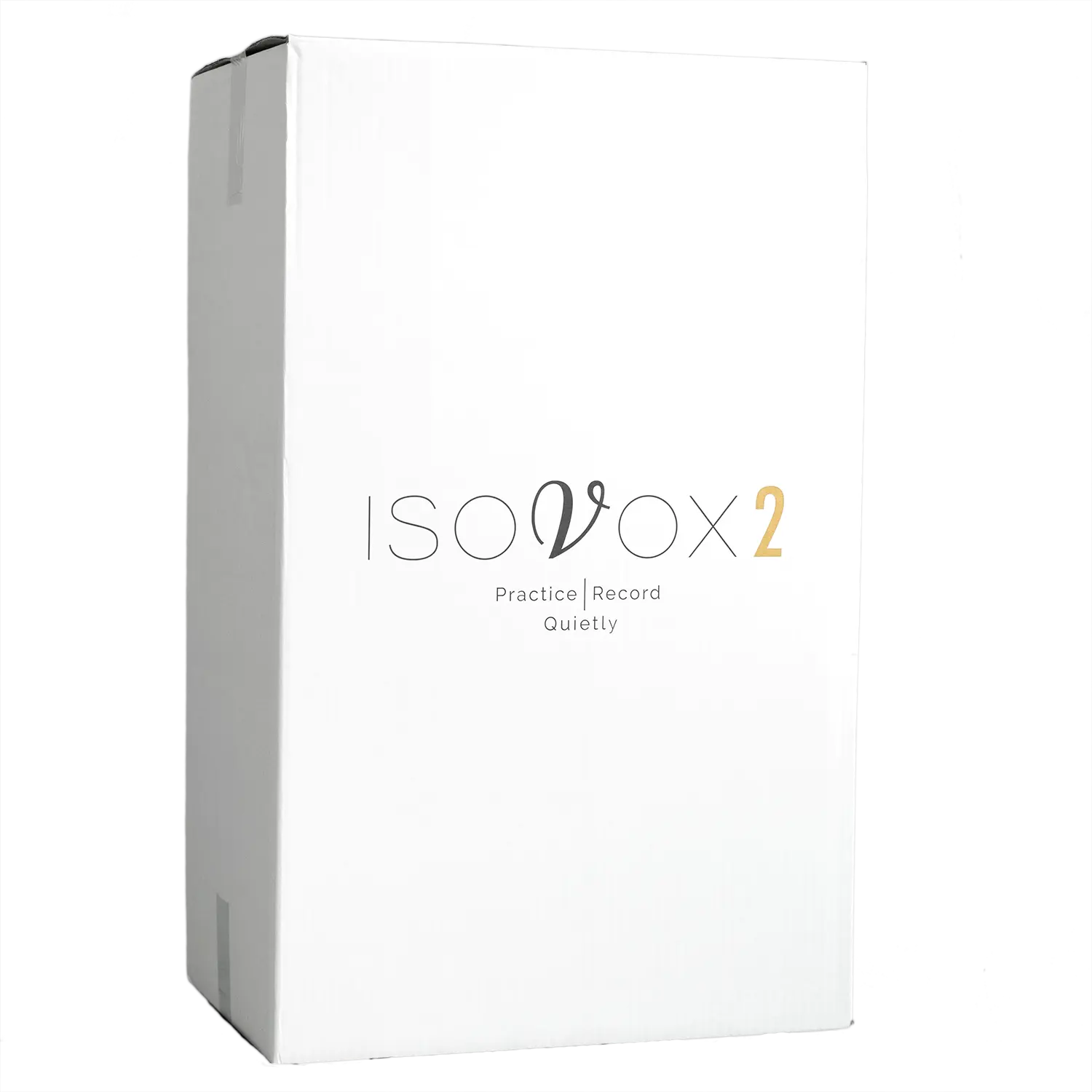 ISOVOX 2 White portable vocal booth packaging