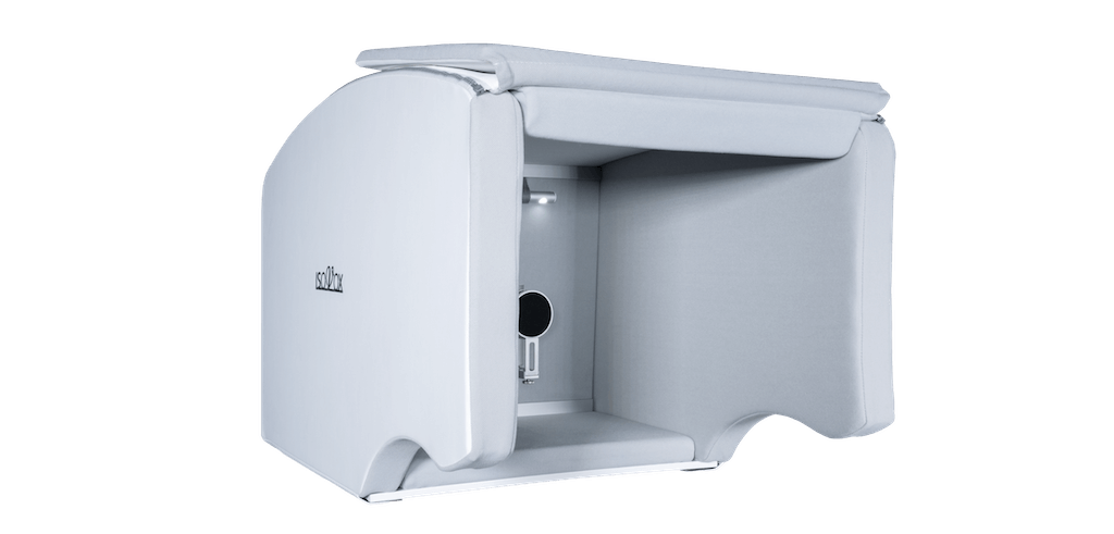 Portable Vocal Booth ISOVOX 2 White Sing Without Disturbing Your Neighbours