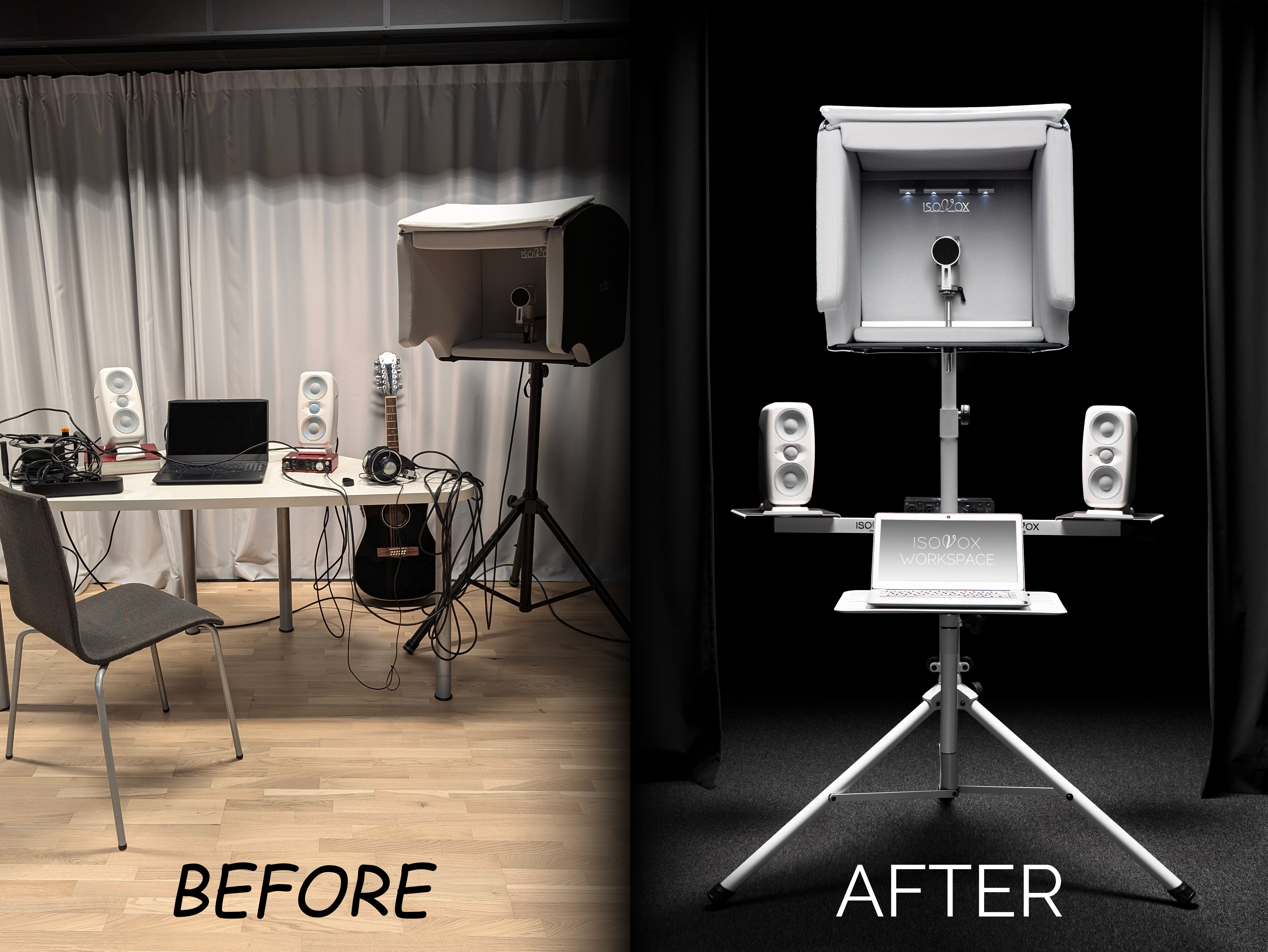 ISOVOX Workspace - Portable Studio Desk