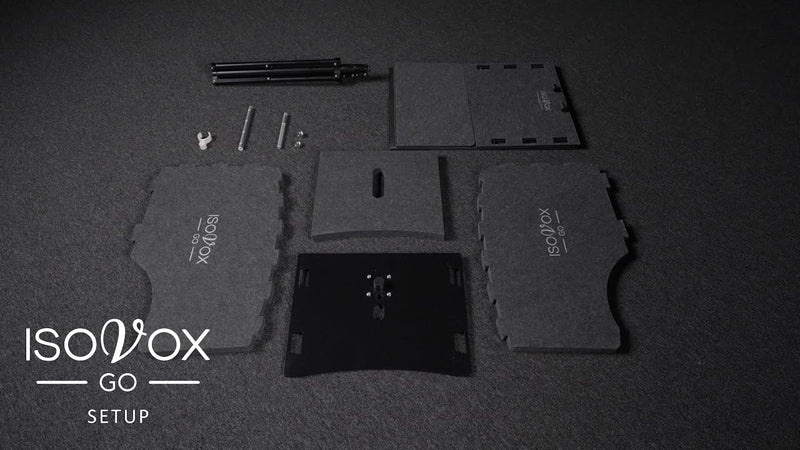 Vocal Booth Setup - ISOVOX 2 & ISOVOX GO